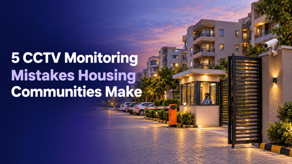 CCTV monitoring Pakistan residential societies